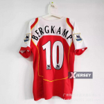 Henry 14 Arsenal 1998-2006 Barcelona 2007-2009 Retro Jalgpalli Treeningus&auml;rk Meestele Naistele L&uuml;hikesed Varrukad Hingav XXL