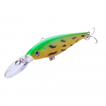 HENGJIA 1tk Lifelike Bass Forell haugi lant 11CM-10G Minnow Fishing Lure Hard Bait