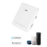 SONOFF WiFi ukse v&auml;ljumisnupp 433MHz juhtmevaba vabastusl&uuml;liti elektroonilise ukseluku jaoks NO COM without remote control valge