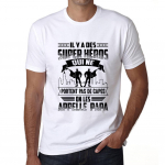 Meeste T-s&auml;rk Il Y a des Super Heros Qui Ne Portent Pas De Capes on Les Appelle Papa T-s&auml;rk XS valge