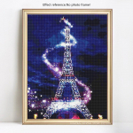 Teemantmaaling Scenic Tower Full Rhinestone Pilt Tikandid Teemant 20X30