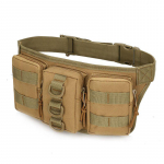 Scione Tactical Molle Waist Military Caouflage v&auml;litingimustes veekindel reisimatka matkamise jooksukott khaki
