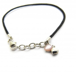 Altesse [G6981] - Bracelet argent 'Hymne &agrave; l'Amour' rose - 15x5 mm Heleroosa