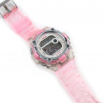 Les Tr&eacute;sors De Lily [K8904] - Montre multifonctions 'Marathon' rose Heleroosa