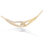 Les Tr&eacute;sors De Lily [L1847] - kullatud kaelakee  Sissi  valge kuld - 30x6 mm kuld