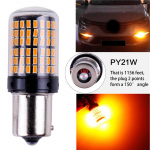 BAU15S 7507 suunatuli PY21W 5009 Canbus veatu LED pirn kollane vilkur