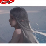 Koerte teemantmaaling t&auml;is &uuml;mmargused kivist pildid 5D DIY loomad tikandid t&auml;iskomplekt kaunistus avaleht 20X30CM