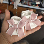 Bowknot beebi sokid Pehmed puuvillased kummitallaga l&uuml;hikesed sokid t&uuml;drukutele libisemisvastased &uuml;hev&auml;rvilised p&otilde;randasokid lastele M valge