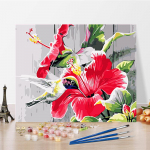 DIY Maalimine numbrite j&auml;rgi Kunst Kodukaunistus K&auml;sit&ouml;&ouml; Hobid Numbrimaal Digitaalne &otilde;limaal 40x50cm no frame