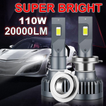 Super Bright 20000LM Auto esituled H7 LED Canbus H4 LED H1 H8 H11 H3 HB3 9005 HB4 9006 LED Auto Tuled Pirn 110W Lamp 6500K H1