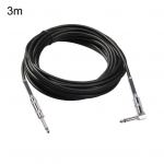 Talos 6.35 elektrikitarri kaabel otse t&auml;isnurgani m&uuml;ravaba helikaabel basskitarri jaoks 3.0m