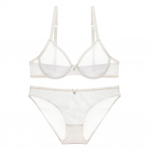 Varsbaby naiste l&auml;bipaistev pitsist Push Up rinnahoidja 34C valge