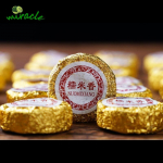 2020 Menghai Shu Puerh teekausikujuline pressitud mass, kleepuv riisi l&otilde;hn, k&uuml;ps Puerh tee 500 g 500g