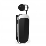 K52 juhtmevaba &auml;ri BT-k&otilde;rvapeakomplekt, sisset&otilde;mmatav k&otilde;rvaklapp k&auml;ed-vabad spordijuhiga k&otilde;rvaklapid valge