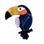 Blucome uustulnuk Akr&uuml;&uuml;list loomas&otilde;lg Multifilm Papagoi pross naistele Lastele Kleitk&uuml;bar Hijab Pins sinine