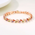 SACE GEMS vasesulamist pajulehest v&auml;rviline tsirkoon k&auml;ev&otilde;ru on stiilne ja l&auml;bim&otilde;eldud pulmakingitus s&otilde;brannadele mitmev&auml;rviline