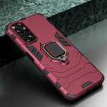 KEYSION p&otilde;rutuskindel kaitse&uuml;mbris Redmi Note 11 11S 11 Pro 5G globaalse versiooni r&otilde;ngastatiivi telefoni tagakaas Xiaomi Redmi Note 11S 5G 11 Pro+ 5G jaoks for Redmi Note 11 Pro 5G punane