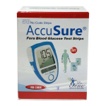 AccuSure Fora Blood Glucose 50 testribad TASUTA TRANSPORT