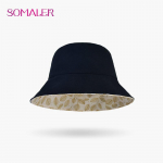 SOMALER puuvillased m&uuml;tsid naistele suvine kahepoolne kantav rannam&uuml;ts t&uuml;drukutele, j&auml;tab mustriga hip-hop stiilis m&uuml;ts must