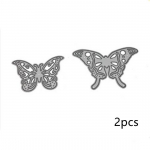 1/2/3/4/6/10/12 tk Liblikad Lilled Lehed Nelinurkne Raam Reljeefne L&otilde;ikevormid &Scaron;abloon DIY Scrapbooking Albumikaardid Paber Dekoor Metallist K&auml;sit&ouml;&ouml; 9.4*4.5cm