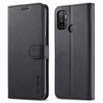 Telefoni&uuml;mbris OPPO A53 2020 &uuml;mbrise &uuml;mberp&ouml;&ouml;ratava rahakoti magnetkaane jaoks OPPO A32 A33 A53S 2020 &uuml;mbrisraamatu stiilis nahast kaardihoidja jaoks For OPPO A53 2020 must