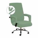 Paksud kontoriistmete toolid Protector Vastupidav Jacquard Office Stretch Spandex toolikatted M&auml;&auml;rdunud arvutiistme tooli kate Eemaldatavad katted L Size