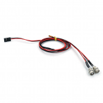 RC LED-valgusti RC-autovalgusti 2 tule asendus 1/10 1/8 HSP Redcat RC4WD Tamiya Axial SCX10 D90 jaoks 5mm Lamp Beads must