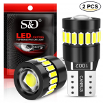 2tk W5W T10 Led pirnid Canbus 3014+3030 18SMD 6000K 168 194 Led 5w5 Wedge Car Interior Kaart Kuppeltuled Parkimise K&uuml;lgvalgusti Auto Signaallamp