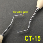 Hamba luuemaili meisli &otilde;&otilde;nsuse ettevalmistamine igeme&auml;&auml;re trimmerid l&otilde;ikeoperatsioon hambakirur Meisli emaili t&ouml;&ouml;riistad 1 piece CT-15