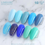 Limegirl 10tk/komplekt Geel-k&uuml;&uuml;nelakk Populaarsed v&auml;rvid Poolp&uuml;siv Leotus UV LED K&uuml;&uuml;nekunstnik Geelid K&uuml;&uuml;nelakk