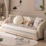 Retro Diivanipadjad Four Seasons Universaalne seljar&auml;tikukatte riie Kassi kriimustusvastane Libisemisvastane suvine puuvillane linane diivanikate 65x70cm 1pcs