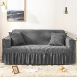 Paksemast kangast seeliku diivanikate Kvaliteetne spandex Stretch libisemiskindlad diivanikatted s&ouml;&ouml;gitoa jaoks 1/2/3/4 istekoha komplekt 1Seater 90-140cm hall v&auml;rv