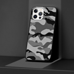 Camouflage Pattern Camo &uuml;mbris Apple Iphone 14 11 13 12 Pro Max Xr 7 8 +Se 2020 Xs 6 6s Plus 5 5s must silikoonist telefoni kate iPhone X(XS)