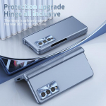 Luksuslik p&otilde;rutusvastase pliiatsihoidja kokkupandav &uuml;mbris Samsung Galaxy Z Fold3 5g Fold 4 Fold4 Fold 3 karastatud klaasist kaitsekile &uuml;mbristele For Samsung Z Fold 3 sinine