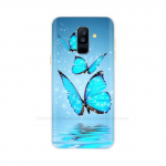 Samsung Galaxy A6 + A6 Plus A605 A605f &uuml;mbris, pehme silikoonist TPU kate Samsung A6 A600 A600f &uuml;mbrisele Coque Funda Samsung A6 Plus 2018