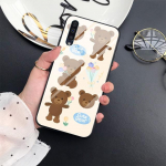 Armas Bear Duck telefoni&uuml;mbris Samsung Galaxy A72 A22 A21s A03 Core A52 A70 A71 A73 A53 A13 5g A03 A42 karastatud klaasist kate For Samsung A03