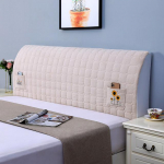 Ruuduline voodipeakate Nordic pehme voodipeatsi kate Pehme sametist voodipeakate Magamistoa seljatoe tolmukaitse Kodukaunistus W120 x H70cm A