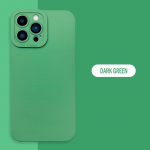 Matt Silikoonist pehme telefoni&uuml;mbris iPhone'ile 14 13 12 11 Pro Max Mini Se 2022 2020 X Xr 6s 7 8 14 Plus Xs Max objektiivi kaitsekate for iPhone 6S roheline