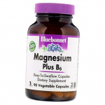 Magneesium-vitamiin B6, magneesium pluss B6, Bluebonnet Nutrition 90 k&ouml;&ouml;giviljakapslit (36393078) 90vcaps