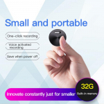 Mini helisalvestusega aktiveeritud digitaalne helisalvesti Espia mikroheli diktofoni salajane helisalvesti 32 GB MP3-m&auml;ngija 32G must