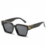 Mood V&auml;ikesed ristk&uuml;likukujulised p&auml;ikeseprillid Mehed Naiste Luksusbr&auml;nd Varjud Retro Square Must P&auml;ikeseprillid Punkprillid