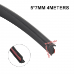 5MM*7MM tihendusriba EPDM kummist eesmine tagumine p&otilde;rkeraud