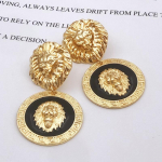 Liialdatud tekstuuriga L&otilde;vipea k&otilde;rvar&otilde;ngad Mood Lihtne Trend Emailiga K&otilde;rvar&otilde;ngad Naistele Ehted