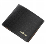 Baellerry krokodillimustriga l&uuml;hikese stiiliga rahakotid, mood meeste nahast kaardihoidja rahakott 12cm*10cm*2cm must