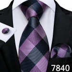 Meeste lips siidist kollase lillega Hanky ​​mansetin&ouml;&ouml;pide komplekt Pulmad N-7840