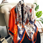 Kvaliteetsed luksuslikud siidist sallid peapael Sallid kaelasall naistele kett siidist sall naiste dekoratiivne sall 110-110cm