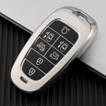 7 nupuga TPU autov&otilde;tme kate Hyundai Sonata Nexo DN8 Santa Fe TM Tucson NX4 2020 2021 Hyundai Staria Hyundai Ioniq v&otilde;tme&uuml;mbrise tarvikud Key Case