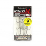 Gamakatsu 67460 Treble Hook RB M Hyper Shield, suurus 3 (2144)