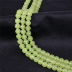 10 mm &uuml;mmargused rohelised nefriidid kaltsedon lahtised helmed looduslikust kivist naistele t&uuml;drukutele tarvikud osad, k&auml;sitsi valmistatud ehete kujundamiseks 10mm