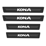 4 t&uuml;kki auto l&auml;vega s&uuml;sinikkiust kriimustuskindlaid kaitsekleebiseid Hyundai Mingtu Tucson autole 4Pcs Accent black